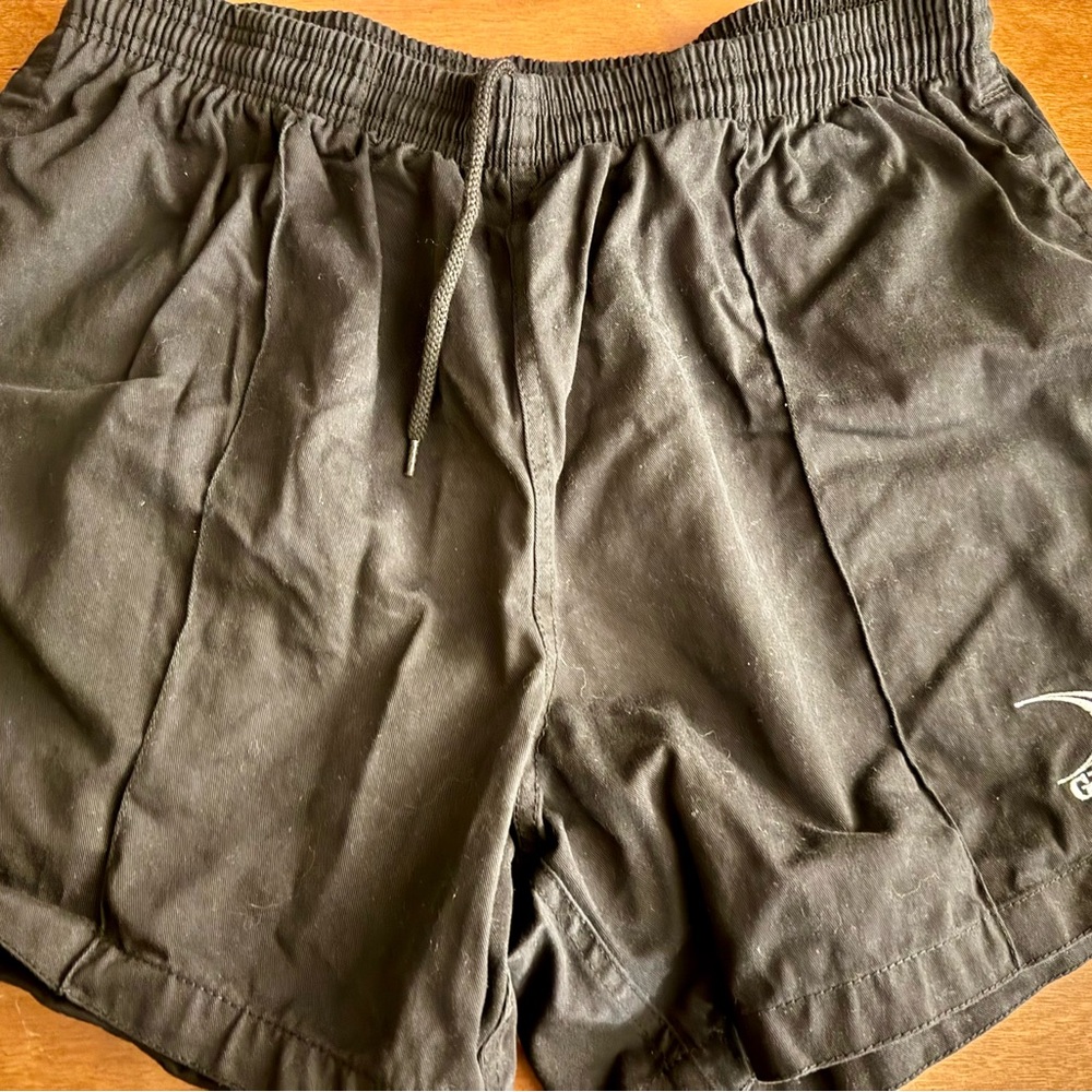 Black XL Athletic Gilbert Rugby Shorts